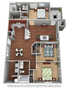 Three Bedroom, Two Bathroom Apartment at Meadows at Homestead in Logan, UT